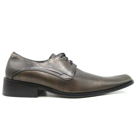 Robert Wayne Parrot Bronze Leather Dress Oxfords Shoes Men\'s 8 Robert Wayne Mens Shoes Size 8 EU 41 Wingtip Oxfords Brown  main image 4